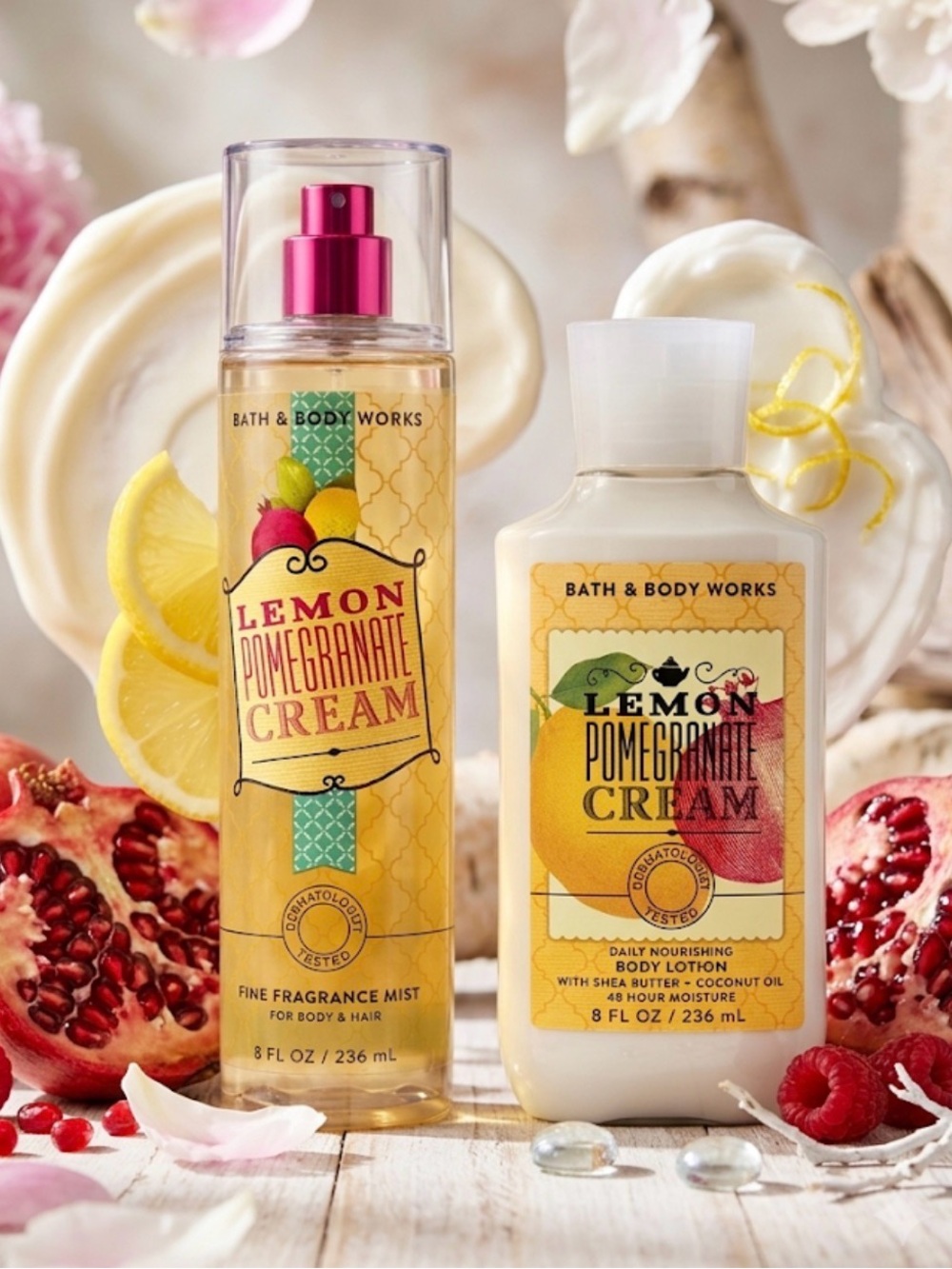 🆕 Lemon Pomegranate Cream by Bath & Body Works Set